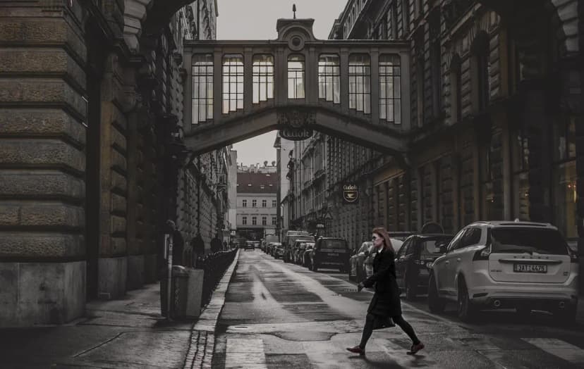 girl, road, city, prague weekdays, prague, czech republic, autumn, travel, girl, city, city, city, city, city, prague, prague, travel