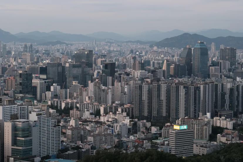 city, nature, sunset, seoul, buildings, skyline, evening, twilight, dusk, south korea
